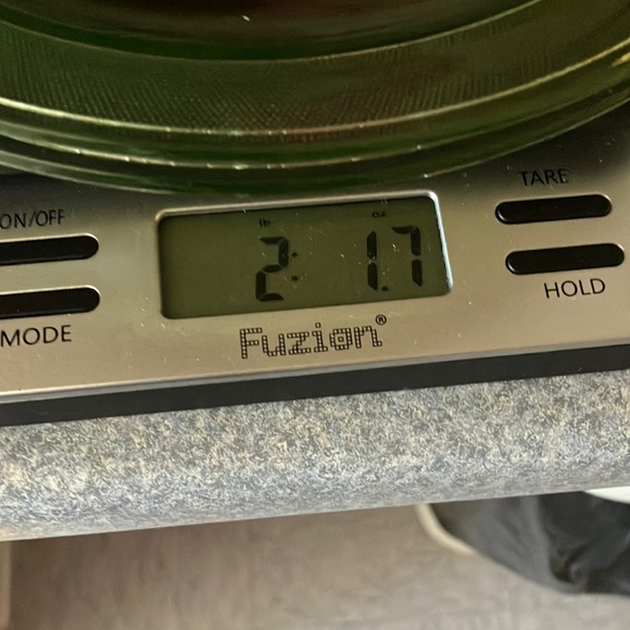 Vintage Depression Green Uranium Divided Plates, Set of 2 - Picture 6 of 6